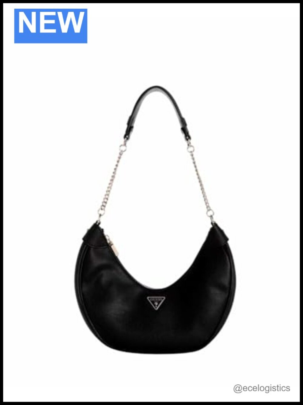 GUESS Faux-Leather Hobo Bag Shoulder Strap Interior Pockets